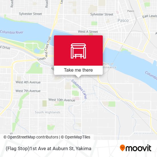 Mapa de (Flag Stop)1st Ave at Auburn St