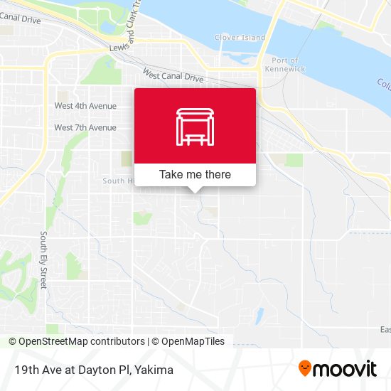 19th Ave at Dayton Pl map