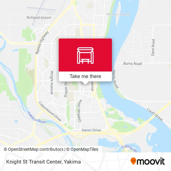 Mapa de Knight St Transit Center