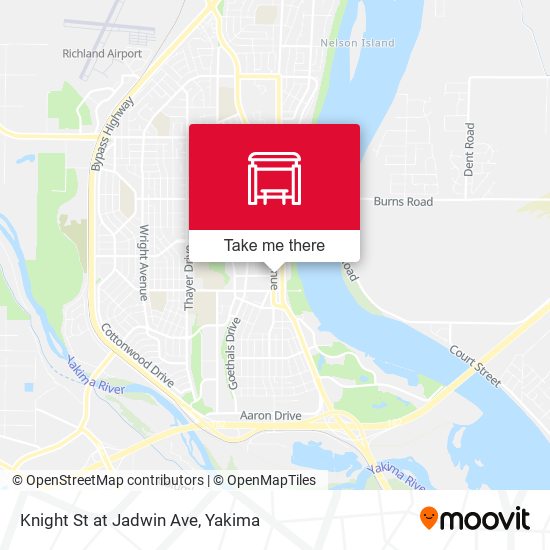 Knight St at Jadwin Ave map