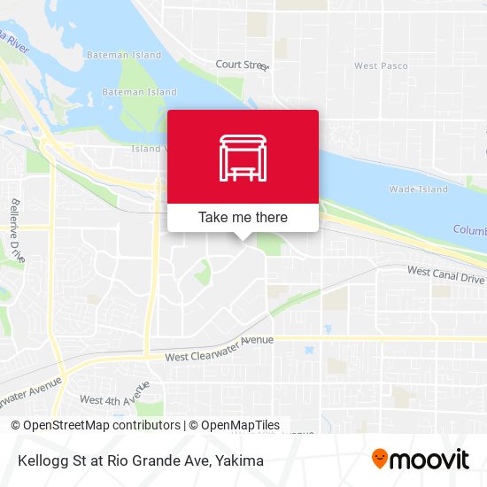 Kellogg St at Rio Grande Ave map