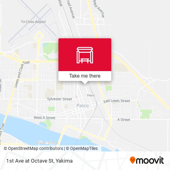 Mapa de 1st Ave at Octave St