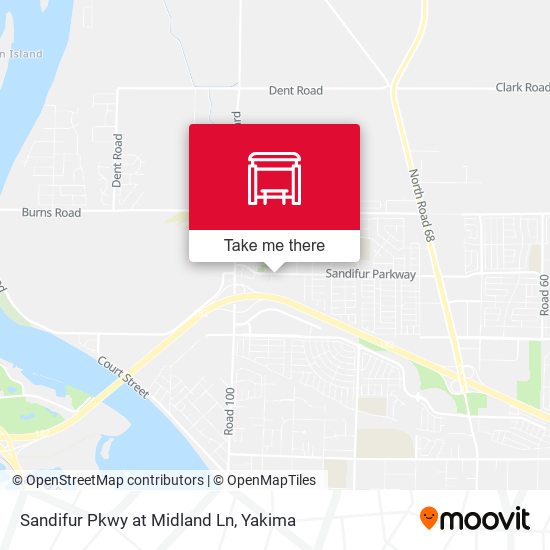 Sandifur Pkwy at Midland Ln map