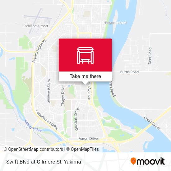 Swift Blvd at Gilmore St map