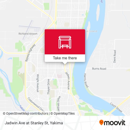 Jadwin Ave at Stanley St map