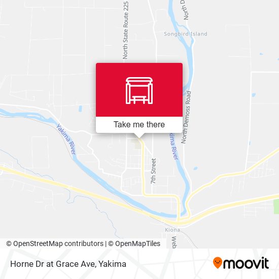 Horne Dr at Grace Ave map
