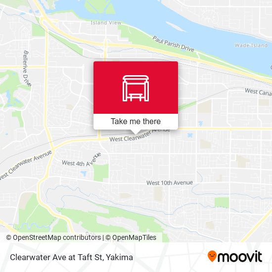 Mapa de Clearwater Ave at Taft St