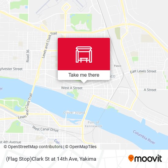 (Flag Stop)Clark St at 14th Ave map