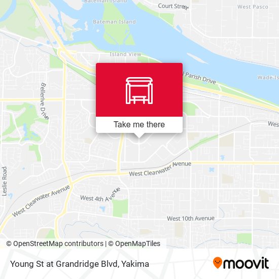 Young St at Grandridge Blvd map