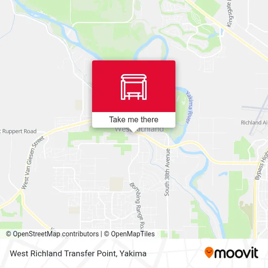 West Richland Transfer Point map