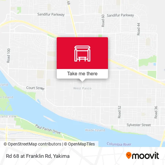 Mapa de Rd 68 at Franklin Rd