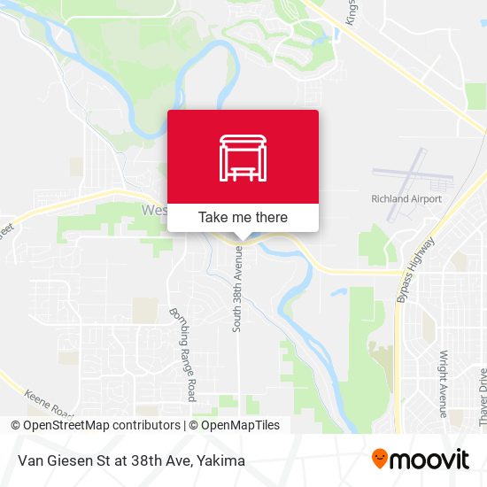 Mapa de Van Giesen St at 38th Ave