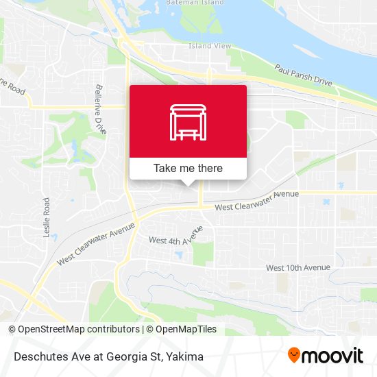 Deschutes Ave at Georgia St map
