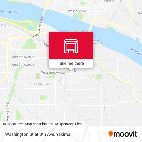 Mapa de Washington St at 8th Ave