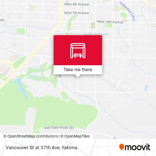 Vancouver St at 37th Ave map