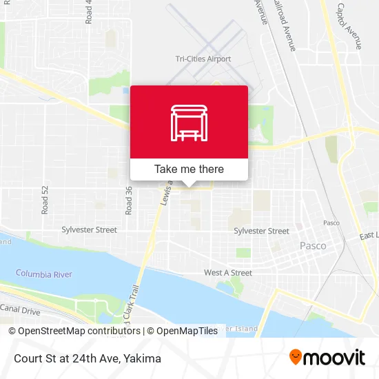 Mapa de Court St at 24th Ave