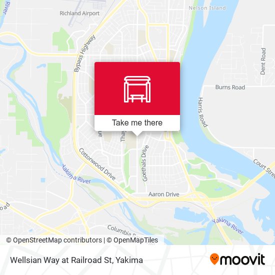 Mapa de Wellsian Way at Railroad St