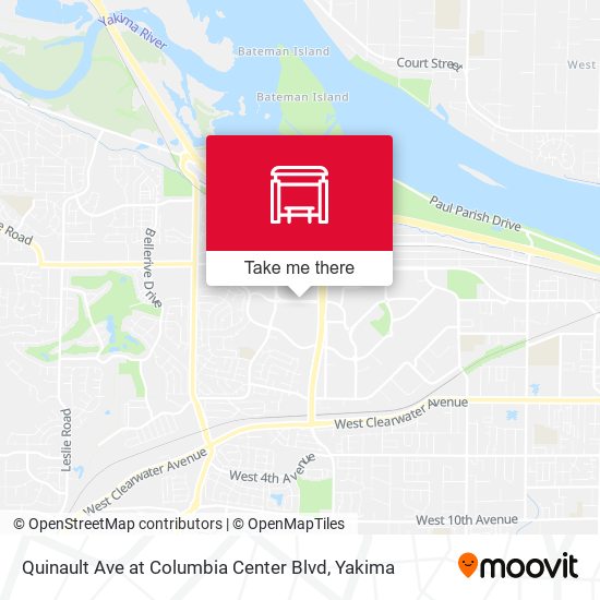 Mapa de Quinault Ave at Columbia Center Blvd