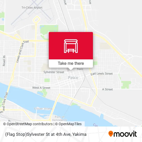 Mapa de (Flag Stop)Sylvester St at 4th Ave