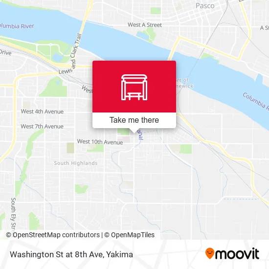 Mapa de Washington St at 8th Ave