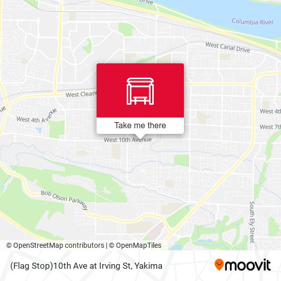Mapa de (Flag Stop)10th Ave at Irving St
