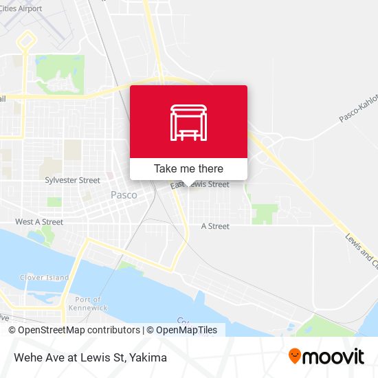 Wehe Ave at Lewis St map