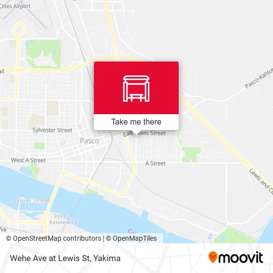 Mapa de Wehe Ave at Lewis St