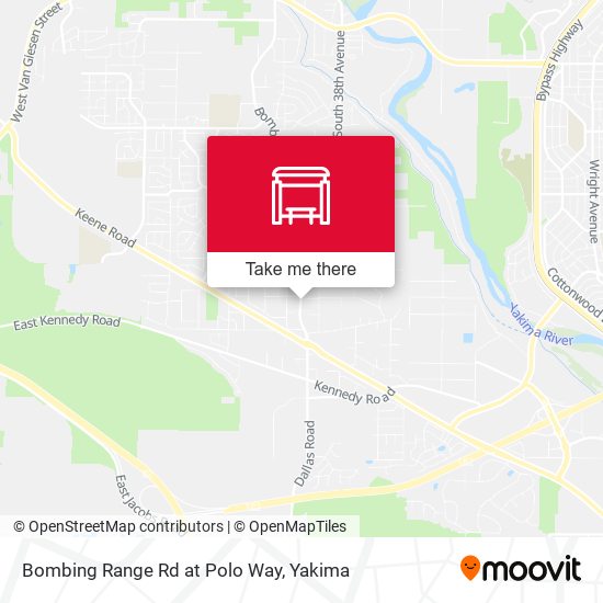 Bombing Range Rd at Polo Way map