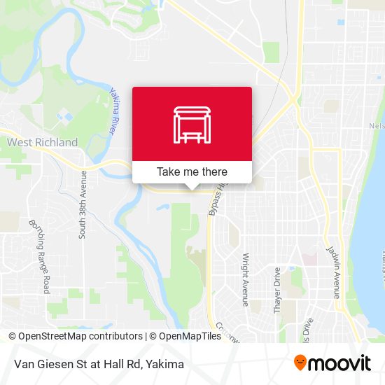Mapa de Van Giesen St at Hall Rd