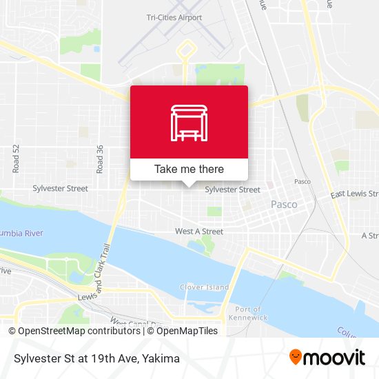 Mapa de Sylvester St at 19th Ave
