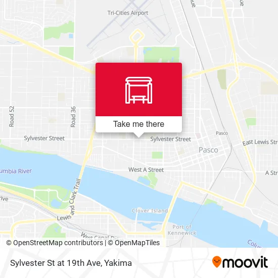 Mapa de Sylvester St at 19th Ave