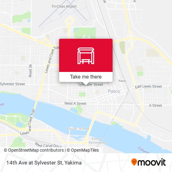 14th Ave at Sylvester St map