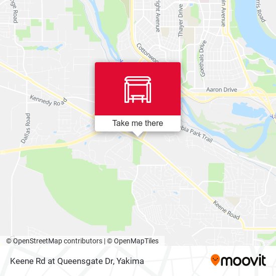 Keene Rd at Queensgate Dr map