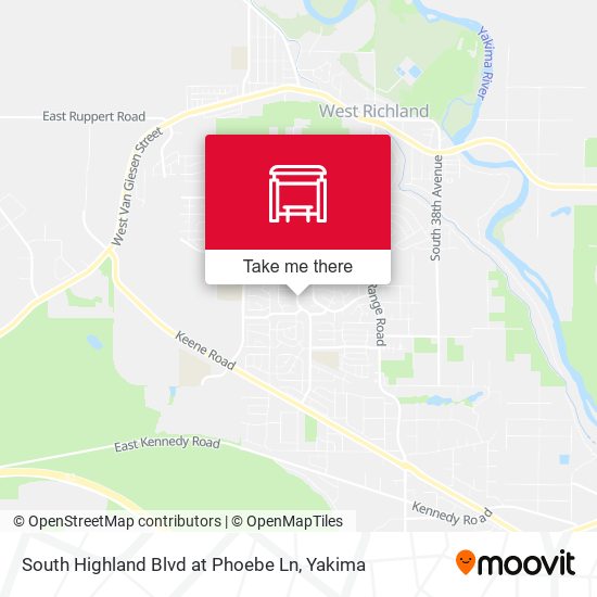 South Highland Blvd at Phoebe Ln map