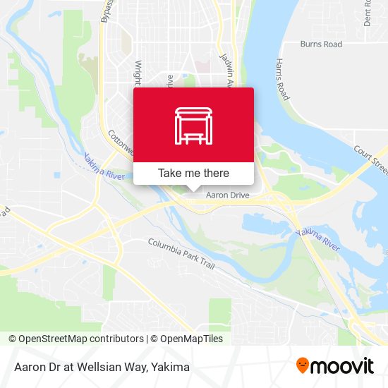 Aaron Dr at Wellsian Way map