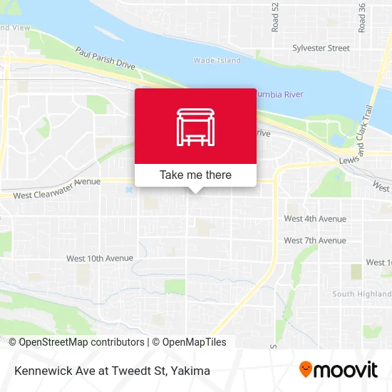 Mapa de Kennewick Ave at Tweedt St