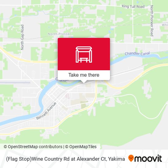 (Flag Stop)Wine Country Rd at Alexander Ct map