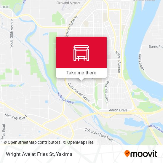 Mapa de Wright Ave at Fries St