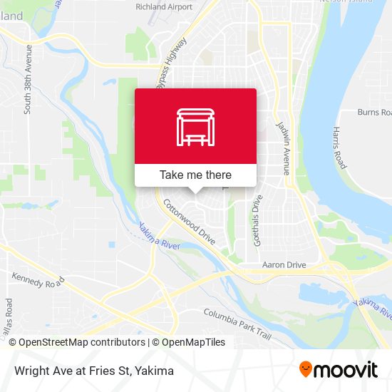 Wright Ave at Fries St map