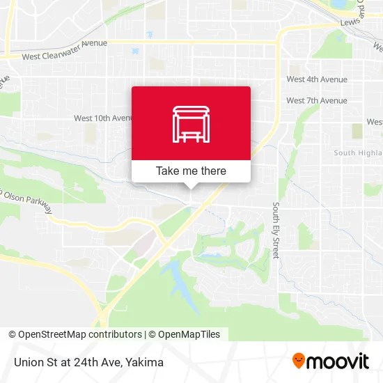 Mapa de Union St at 24th Ave