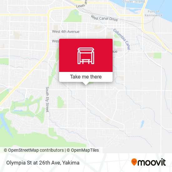 Olympia St at 26th Ave map