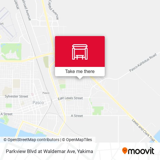Parkview Blvd at Waldemar Ave map