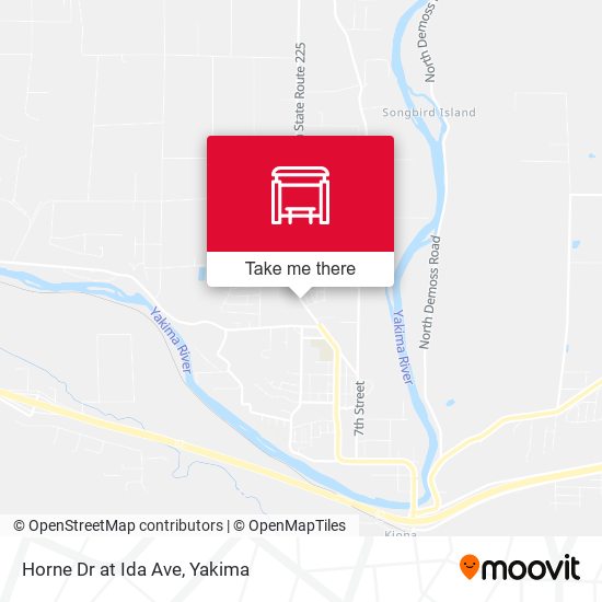 Horne Dr at Ida Ave map