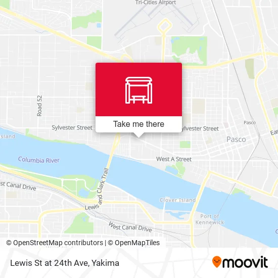 Mapa de Lewis St at 24th Ave