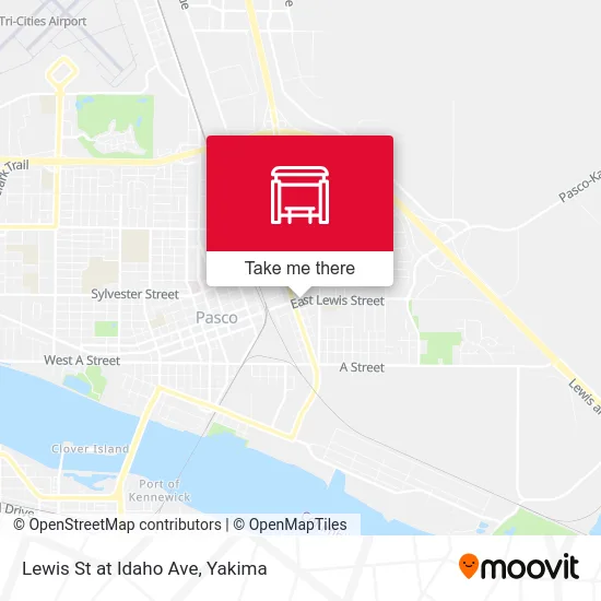 Lewis St at Idaho Ave map