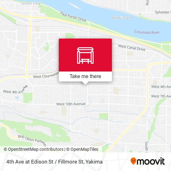 4th Ave at Edison St / Fillmore St map