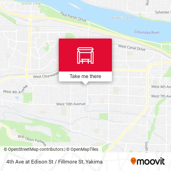 Mapa de 4th Ave at Edison St / Fillmore St