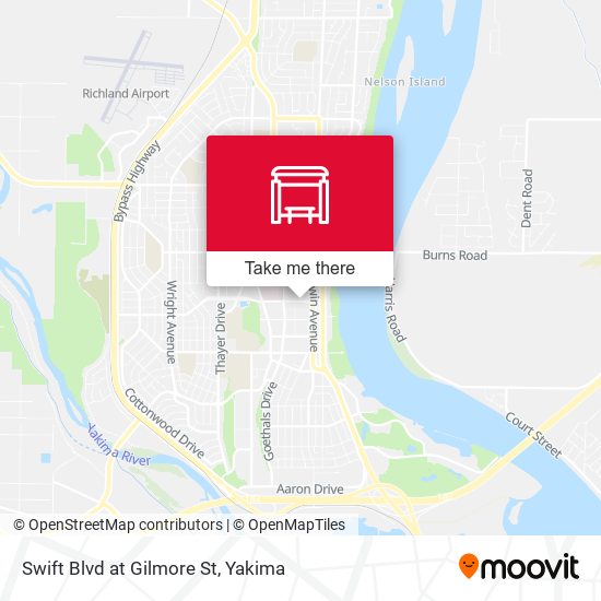 Mapa de Swift Blvd at Gilmore St