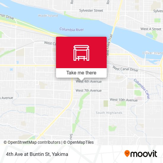 4th Ave at Buntin St map