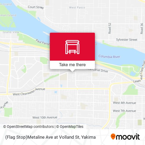 (Flag Stop)Metaline Ave at Volland St map